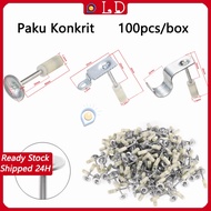 100PCS 7.3mm Nail Artifact Rivet Fastener Conduit Shooter Ceiling Concrete Tufting Gun Nails Pipe Pa