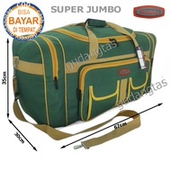 Tas Pakaian Besar Super Jumbo Travel Bag Polo ALF Bepergian Multi Warna 0202  jinjing  Mudik   Selem