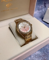 นาฬิกา ไซโก Watch Seiko ALBA  Limited Edition นาฬิกาข้อมือผู้หญิง สายสแตนเลส สีโรสโกลด์ รุ่น AH7W68XAH7W68X1 ประกันศูนย์ 1 ปี จากร้าน MIN WATCH