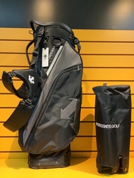 ถุงกอล์ฟ Descente Golf Caddy Bag Lettering Stand Bag DM12MFCB12-Black