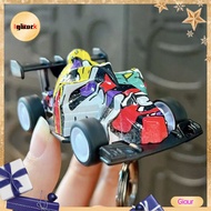 Giaurz  Cartoon Keychain Accessory Go-cart Keychain Pendant Go-cart Cartoon Keychain Pendant with Do