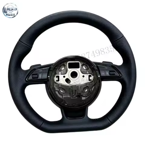 For Audi S1 S4 S5 S7 S8 A3 A4 A5 S3 A6 A1 B9 B8.5 B8 R8 TTRS TTS Q3 TT Q5 Black Leather Steering Whe