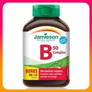 Jamieson - 天然維他命B雜丸120粒 抗疲勞增強體能 減肥促進新陳代謝 B50 (參考效期: 10/2025*)
