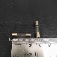 (READ DESCRIPTION) 3a 3 a fuse fuse small mini clear glass fuse