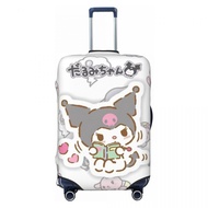 KUROMI Luggage Cover SANRIO Waterproof Dustproof Elastic Cover for Luggage Protective Trave Suitcase Cover Anti Scratch