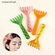 nispecial2 Resin Scalp Massage Comb Bamboo Section Style Acupressure Meridian Hair Care Portable Gua