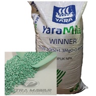 Pupuk NPK YaraMila Winner (Repack 250gr)NPK 15 - 09 - 20 (S). Grower YaraMila-Pupuk buah.NPK buah