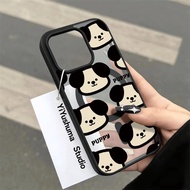 Cartoon Puppy Magsafe Casing hp Samsung S26 A27 A37 A57 A07 A17 A06 A56 5G A26 A15 A35 A55 S24 Ultra