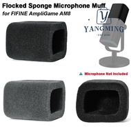 YANGYANG 1pcs Mic Windscreen Cover, Replacement Windproof Microphone Muff, Noise Reduction Flocked S