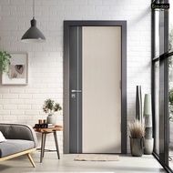 Fortem Fitness ECO-DOOR  ประตู UPVC เอ็กซ์ทรูชั่น  รุ่น PX2 ภายใน ขนาด 80x200 ซม. สีครีมเทา (ไม่เจาะ