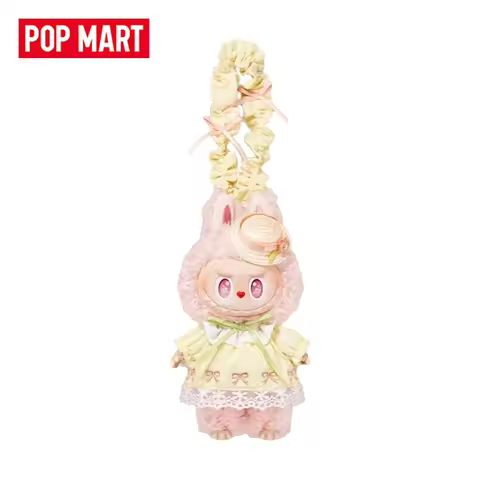 POP MART Finding Labubu Series Mokoko Vinyl Plush Pendant Cute Dolls Backpack Ornaments Mysterious B