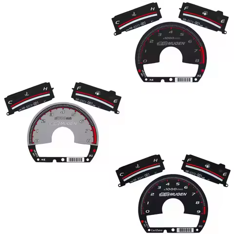Gauge Face for Honda Civic FA5 FG2 FA1 FD1 MUGEN Style 9000rpm 8000rpm