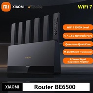 小米路由器 BE6500 四核心 WiFi7 6500Mbps 乙太網路連接埠 雙頻 2.4/5GHz 6 個獨立訊號放大器 Mesh