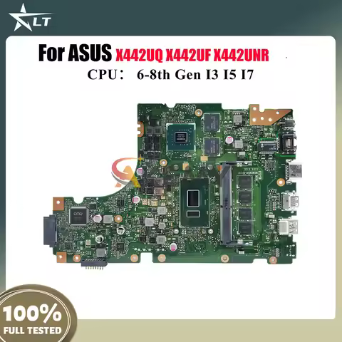 X442UQ Laptop Motherboard For ASUS X442U X442UF A442U X442URR R419u X442UAR X442UNR X442UQ X442UR F4
