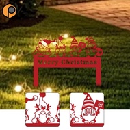 [prettyia] Christmas Decorations, Yard Sign, Yard Stakes Garden Decor, for Outdoor Yard Outside