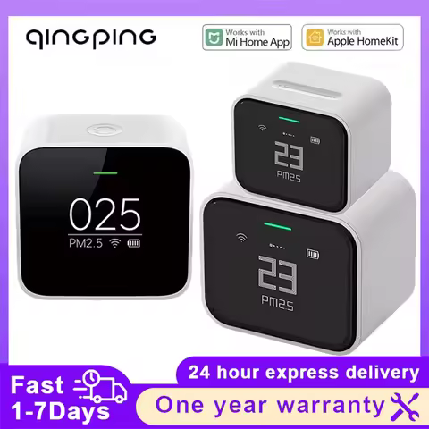 Qingping Air Detector lite Retina Touch IPS Screen Touch Operation pm2.5 Mi home APP Contr Work With