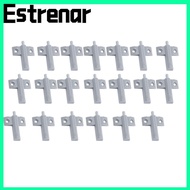 ESTRENAR 20pcs Close Damper, ABS 46*53mm Damper Buffer, Accessories Gray Door Stop Damper Cabinet Do