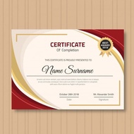 Custom Award Certificate Quality Certificate Printing/