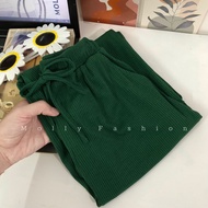 Quần ống rộng nữ ❤️ QUẦN THUN GÂN TĂM ỐNG SUÔNG form rộng tôn dáng nhiều màu Molly Fashion