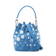 【二手】路易威登LOUIS VUITTON單肩包LOUIS VUITTON × 草間彌生 Nano Noe Infinity Dot M81985 藍色 PVC 塗層帆布