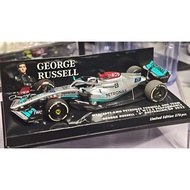 [Ready Stock 1 Set] Mini Cut F1 1/43 Benz Mercedes-Benz Mercedes AMG W13 Alloy Car