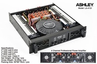 POWER Amplifier ASHLEY 4 Channel CLASS H LA-412i SUBWOOFER 4800 watt