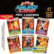 BoBoiBoy Galaxy Card Kad Pek Lagenda - 5 Packets - Collectable