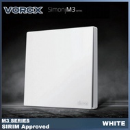 Simon M3 Series Switch / Switches & Socket White Frameless Switches