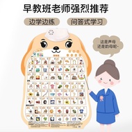 Learning wall chart3D立体图案拼音挂图早教有声宝宝发声点读启蒙动物认知识字表配件2.9