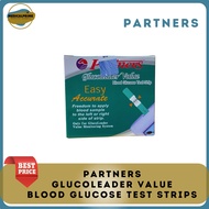 Partners GlucoLeader Value Blood Glucose Test Strips (25pcs)