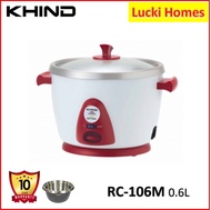 Khind Rice Cooker RC106M  Stainless Steel Inner Pot AnShin Rice Cooker 0.6L