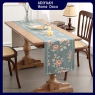 Minimalist Color Table Runner, Kalis Air Alas Meja, Premium Quality Waterproof Table Runner,4,6,8 Se