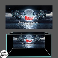 3d aquarium stickers, arowana fish pond, arhat fish, discus fish...