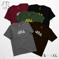 HIJAU ERROR 404 R401 Screen Printed T-Shirt 30s Combed Cotton Material Gray Brown Army Green Black M
