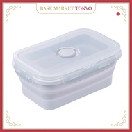 Remark: [Collapsible Silicone Storage Container 550ml] Folds down to just 3cm! Collapsible silicone 