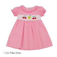 ชุดเดรสเด็กผู้หญิง แบรนด์ BNO ลายจุด ผลิตจากผ้า Cotton 100% สัมผัสนุ่มสวมใส่สบายมากค่ะ