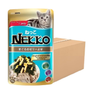 [official Store] Nekko Jelly ปลาทูน่าหน้าสาหร่ายและไข่ตุ๋นในเยลลี่ 70g x 12 ซอง