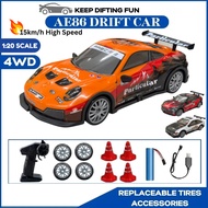 15km/h 2.4Ghz Remote Control Drift Car 4WD RC Drift Car High Speed RC Car Mainan Kereta Kontrol Drif