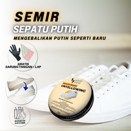 MANTAPU Semir Sepatu Warna Putih Permanen - Semir Sepatu Kulit Warna Putih - Perawatan Sepatu Kulit