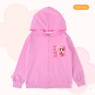 Áo khoác bé gái Babythree Capybara Qkid Yooki BOMINES chất da cá cotton cho bé từ 3 -12 tuổi khoảng