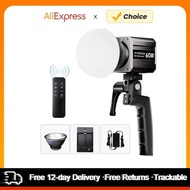 Andoer Tri-Color LED Video 60W COB Light 2800K-6800K for Live Streaming Home Studio Comercial Photog