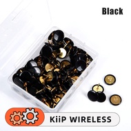 100pcs Push Pin Thumb Tacks Warna Warni Kancing Paku Payung Kepala Datar untuk Dekorasi Tempel Memo