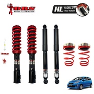 🇲🇾DRS (HL Series) Adjustable Absorber / Suspension ~Perodua alza 2009-2021