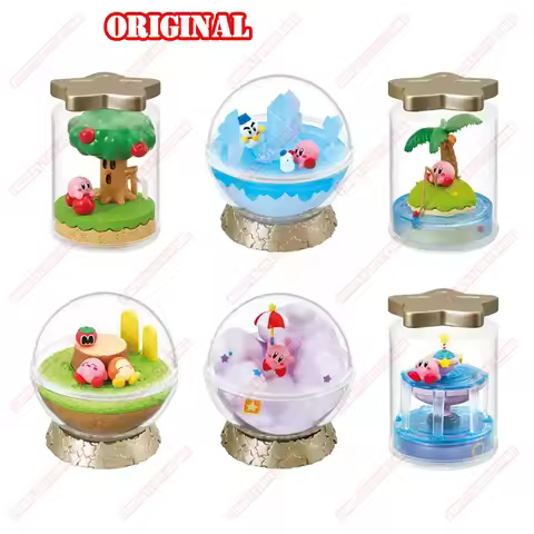 Original Kirby Animation Game Peripheral Toys Kirby Terrarium Collection Boxed Gacha Gashapon Anime