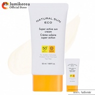 The Face Shop Natural Sun Eco Super Active Sunscreen SPF50+ PA++++, 50ml, 2 pieces