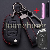 Remote Car Key Leather Protection Cover Casing key case holder For Hyundai matrix getz accent elantra atos i10 i20 i30 HB20 IX25 IX35 IX45 starex Ioniq hybrid Elantra accessories