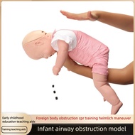 Baby Airway Obstruction Mannequin, Infant Heimlich CPR Training Model, First Aid Resuscitation Simul