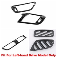 CJ7F Absคาร์บอนdashboardเครื่องปรับอากาศoutlet Ac Ventกรอบสำหรับaudi Q3 2019 2020 2021 2022 - 2025 อ