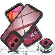 For Motorola Moto G05 G15 G35 G55 Full-Body Shockproof Bumper Rugged Hybrid Hard Clear Case Cover