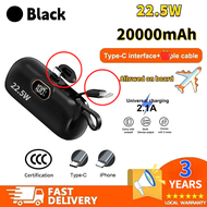 VOOM 3C 22.5W Mini Power Bank 20000mAh iP/Type-c Output Support For Multiple Devices 5V 2.1A Capsule
